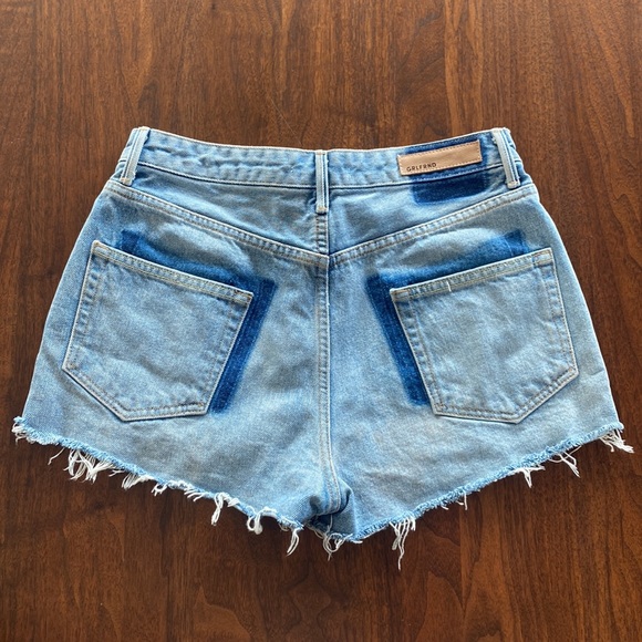 GRLFRND x Revolve Cindy High Rise Shadow Shorts Size 29 - Picture 5 of 5